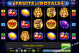 gioco slot machine Fruits and Royals Novomatic
