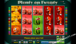 gioco slot machine Plenty on twenty Novoline